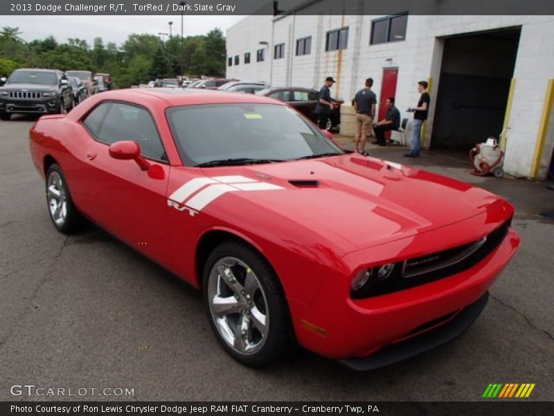 TorRed / Dark Slate Gray 2013 Dodge Challenger R/T