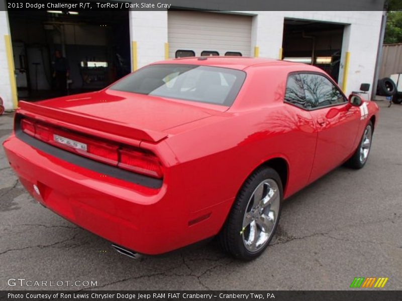 TorRed / Dark Slate Gray 2013 Dodge Challenger R/T