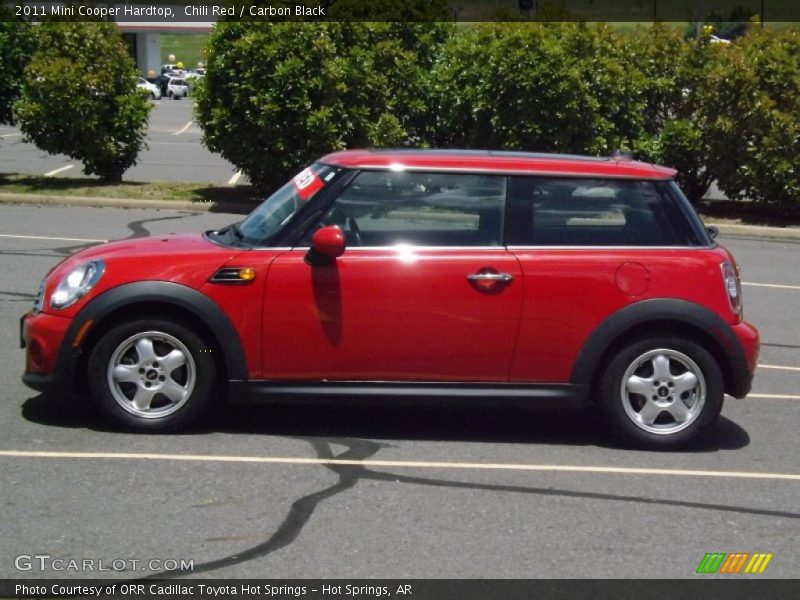 Chili Red / Carbon Black 2011 Mini Cooper Hardtop