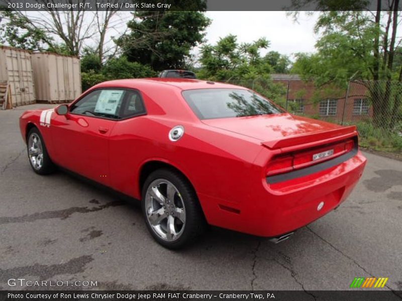 TorRed / Dark Slate Gray 2013 Dodge Challenger R/T