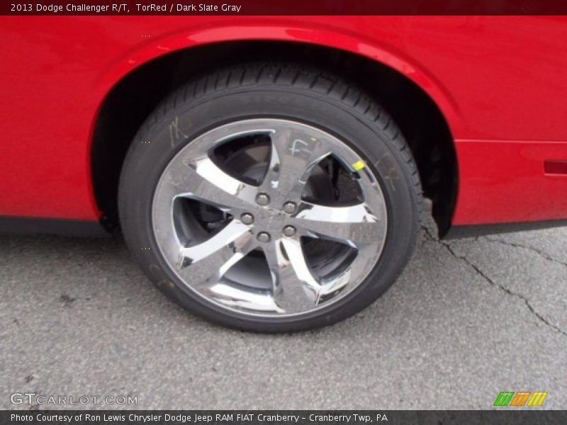 TorRed / Dark Slate Gray 2013 Dodge Challenger R/T