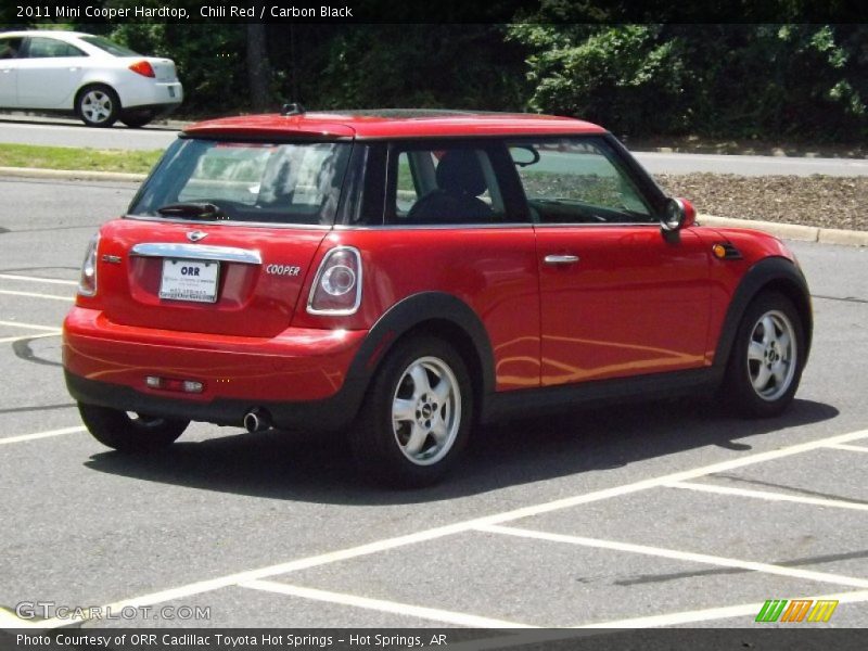 Chili Red / Carbon Black 2011 Mini Cooper Hardtop