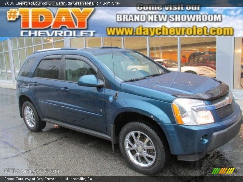 Bermuda Green Metallic / Light Gray 2006 Chevrolet Equinox LT