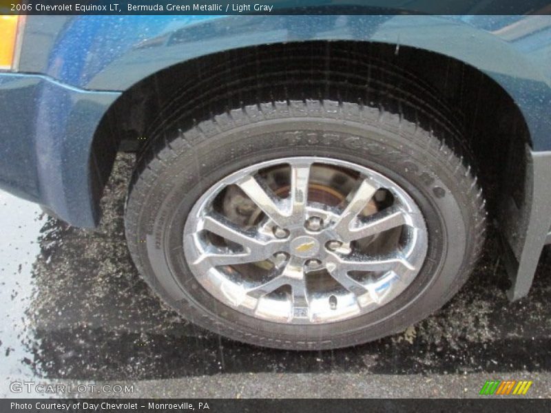 Bermuda Green Metallic / Light Gray 2006 Chevrolet Equinox LT