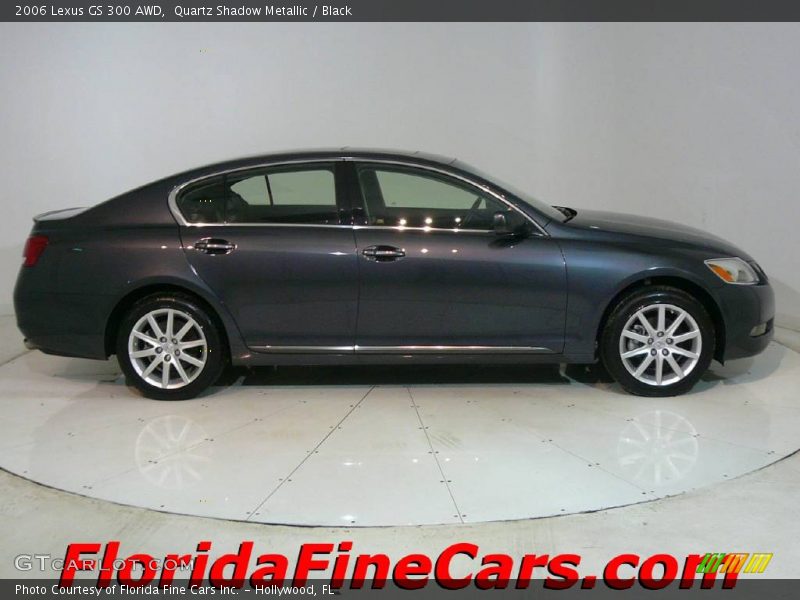 Quartz Shadow Metallic / Black 2006 Lexus GS 300 AWD