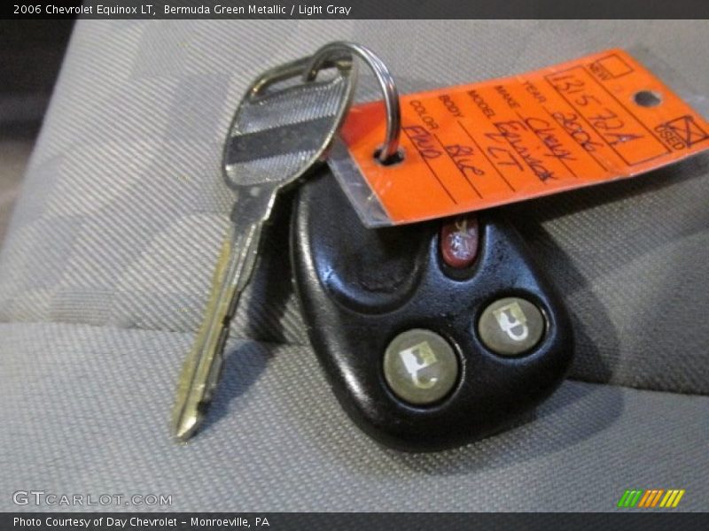 Bermuda Green Metallic / Light Gray 2006 Chevrolet Equinox LT