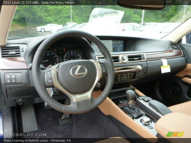 Deep Sea Mica / Flaxen 2013 Lexus GS 350 AWD