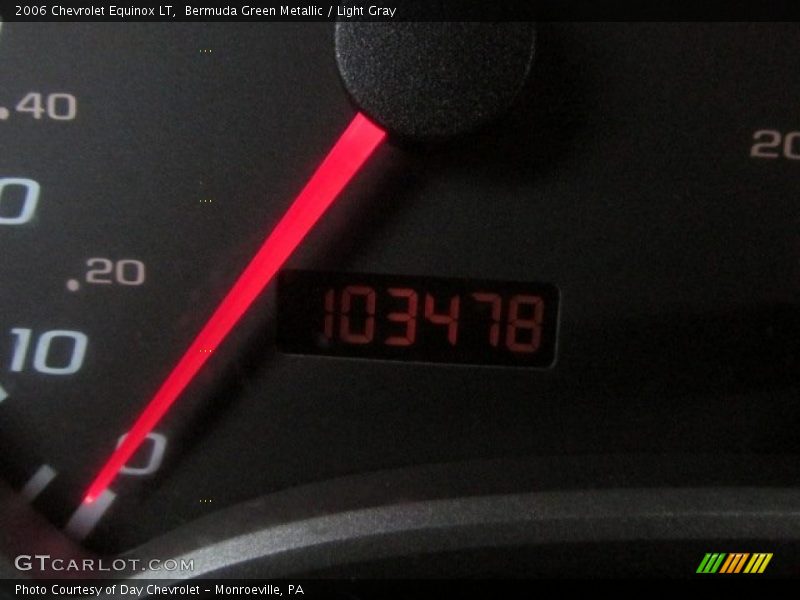 Bermuda Green Metallic / Light Gray 2006 Chevrolet Equinox LT