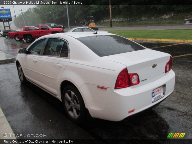 Summit White / Ebony 2009 Chevrolet Malibu LT Sedan