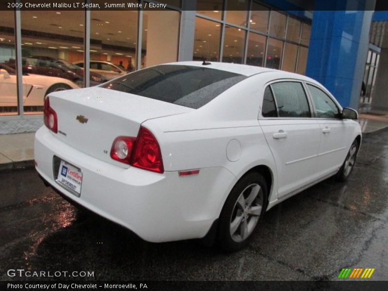 Summit White / Ebony 2009 Chevrolet Malibu LT Sedan
