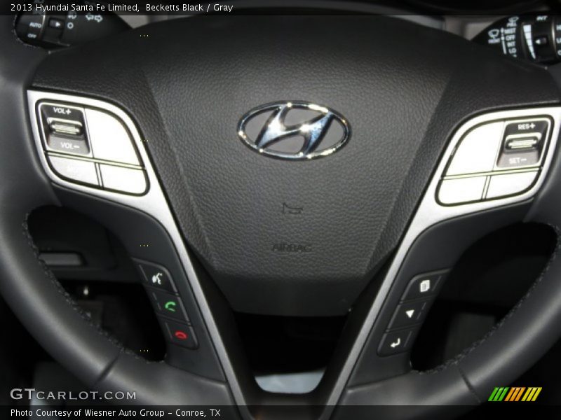 Becketts Black / Gray 2013 Hyundai Santa Fe Limited