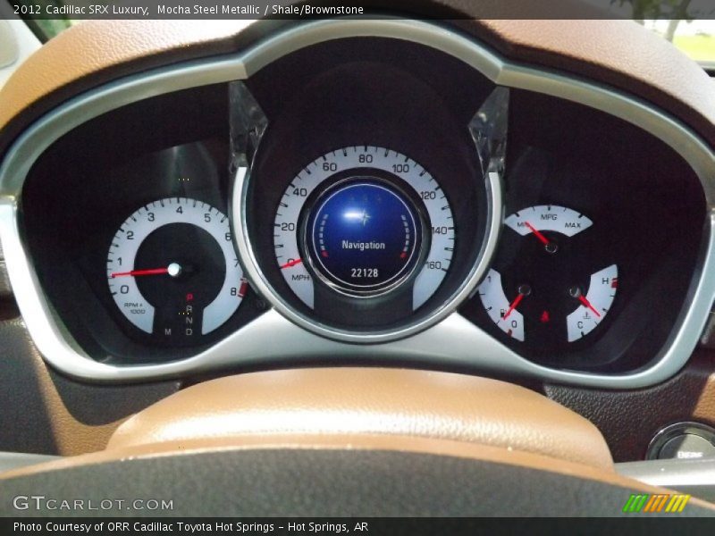 Mocha Steel Metallic / Shale/Brownstone 2012 Cadillac SRX Luxury