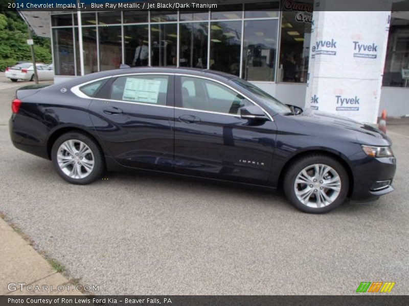 Blue Ray Metallic / Jet Black/Dark Titanium 2014 Chevrolet Impala LT