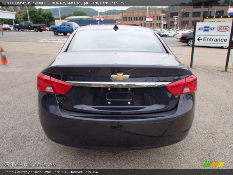 Blue Ray Metallic / Jet Black/Dark Titanium 2014 Chevrolet Impala LT