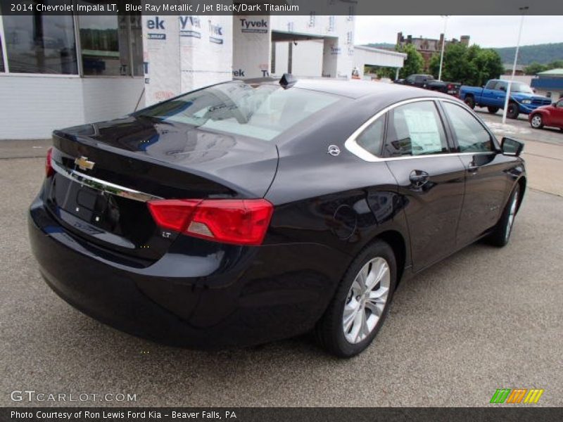 Blue Ray Metallic / Jet Black/Dark Titanium 2014 Chevrolet Impala LT