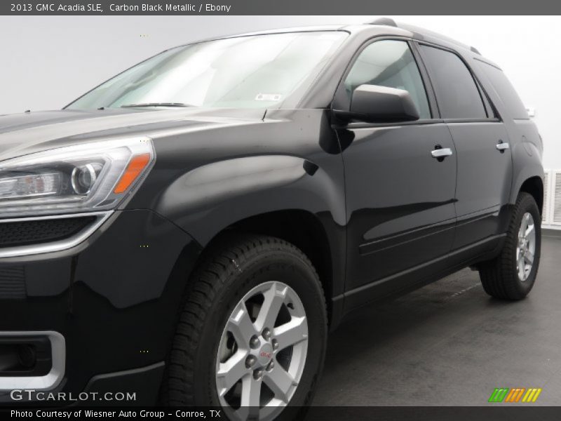 Carbon Black Metallic / Ebony 2013 GMC Acadia SLE