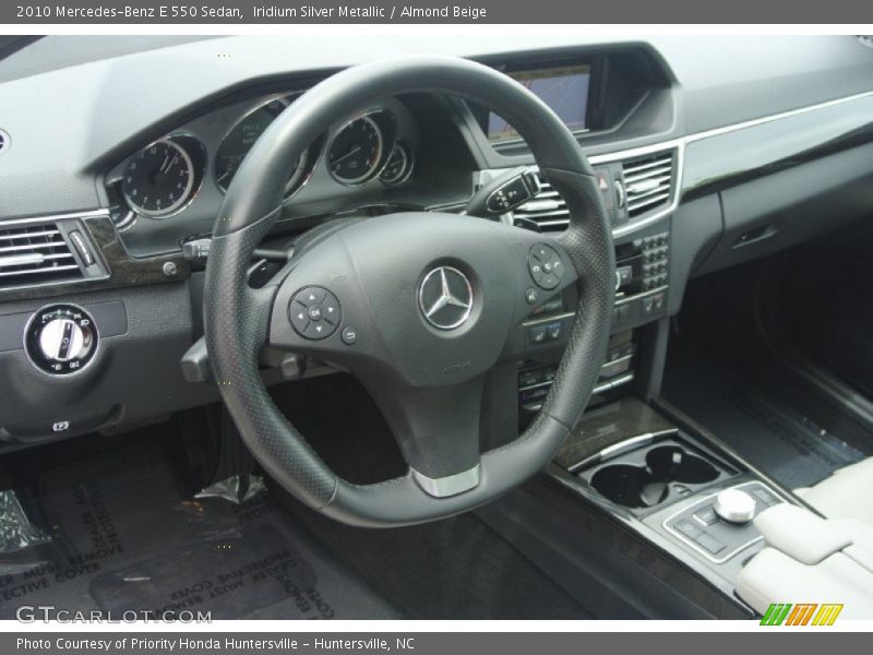 Iridium Silver Metallic / Almond Beige 2010 Mercedes-Benz E 550 Sedan