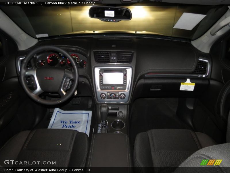 Carbon Black Metallic / Ebony 2013 GMC Acadia SLE