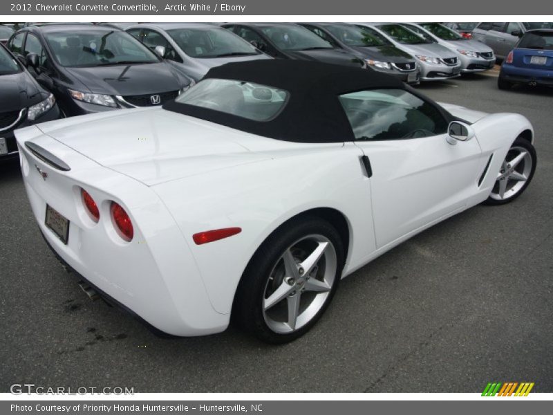 Arctic White / Ebony 2012 Chevrolet Corvette Convertible
