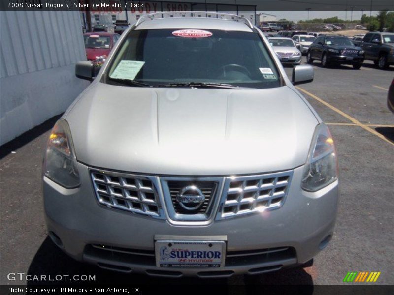 Silver Ice Metallic / Black 2008 Nissan Rogue S
