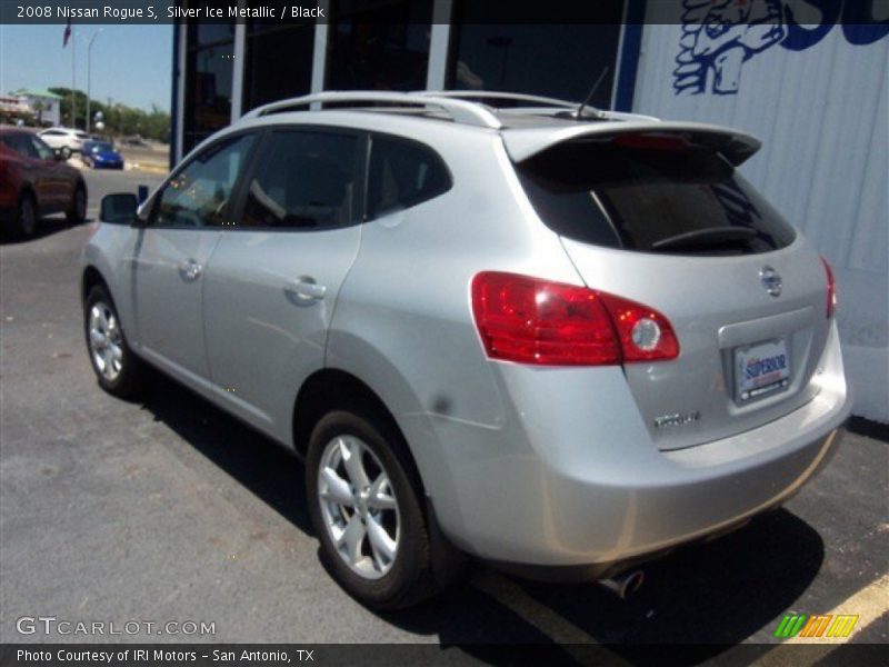 Silver Ice Metallic / Black 2008 Nissan Rogue S