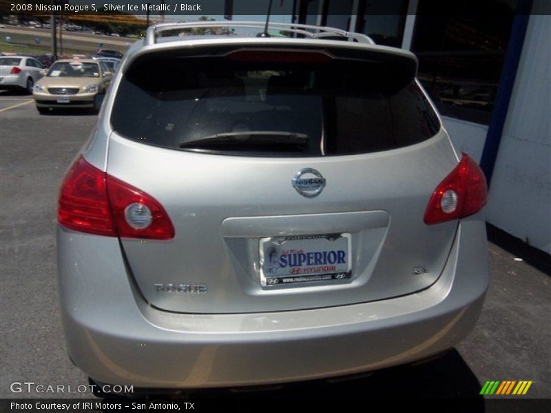 Silver Ice Metallic / Black 2008 Nissan Rogue S