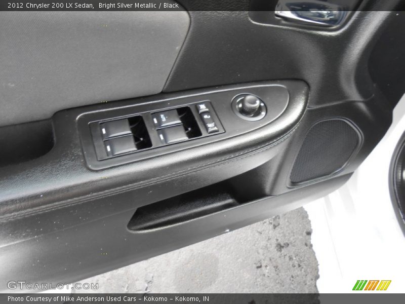 Bright Silver Metallic / Black 2012 Chrysler 200 LX Sedan