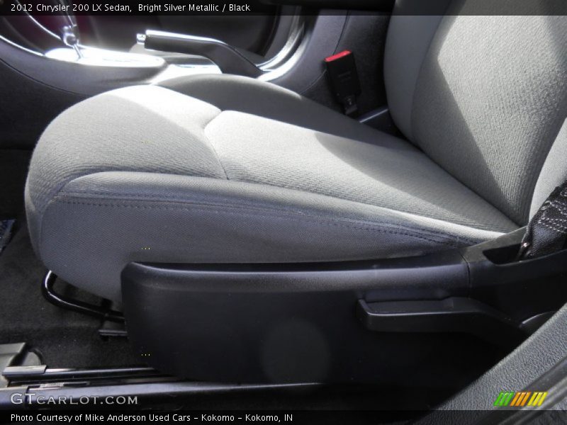 Bright Silver Metallic / Black 2012 Chrysler 200 LX Sedan