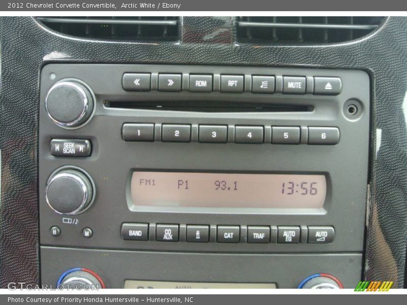 Audio System of 2012 Corvette Convertible