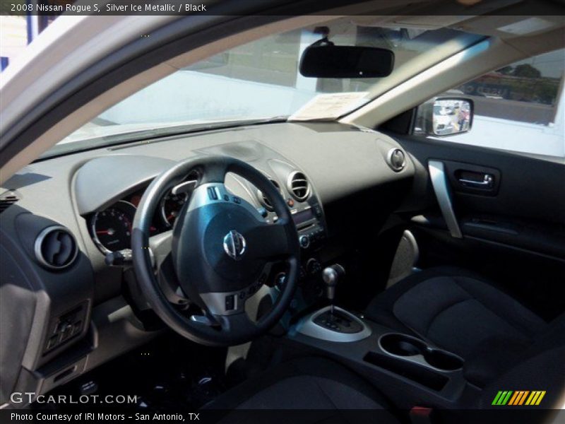 Silver Ice Metallic / Black 2008 Nissan Rogue S