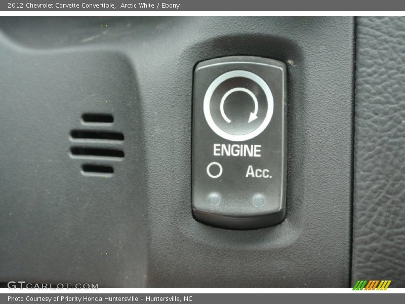 Controls of 2012 Corvette Convertible