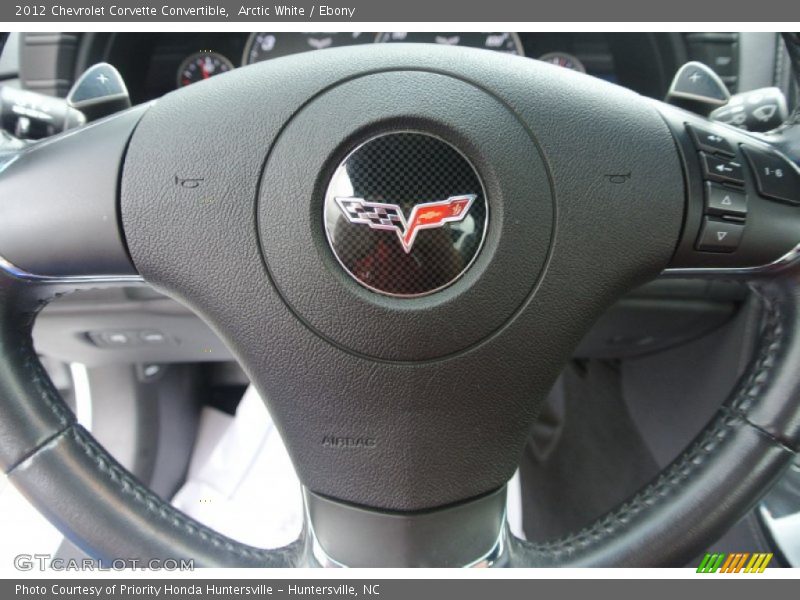 Arctic White / Ebony 2012 Chevrolet Corvette Convertible