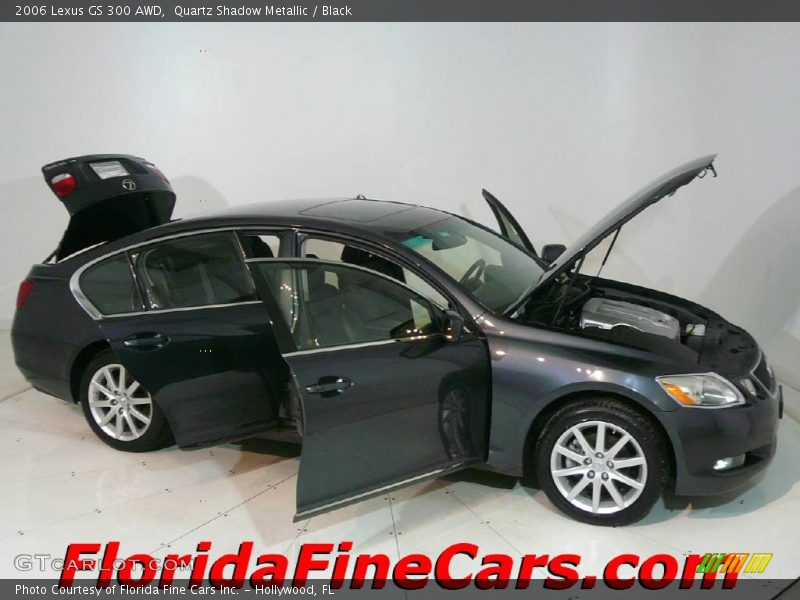 Quartz Shadow Metallic / Black 2006 Lexus GS 300 AWD