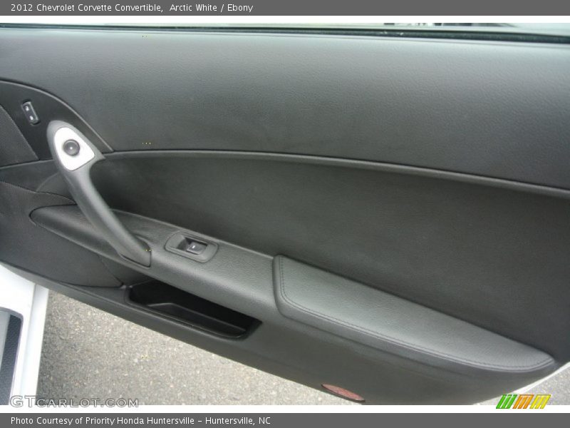 Arctic White / Ebony 2012 Chevrolet Corvette Convertible