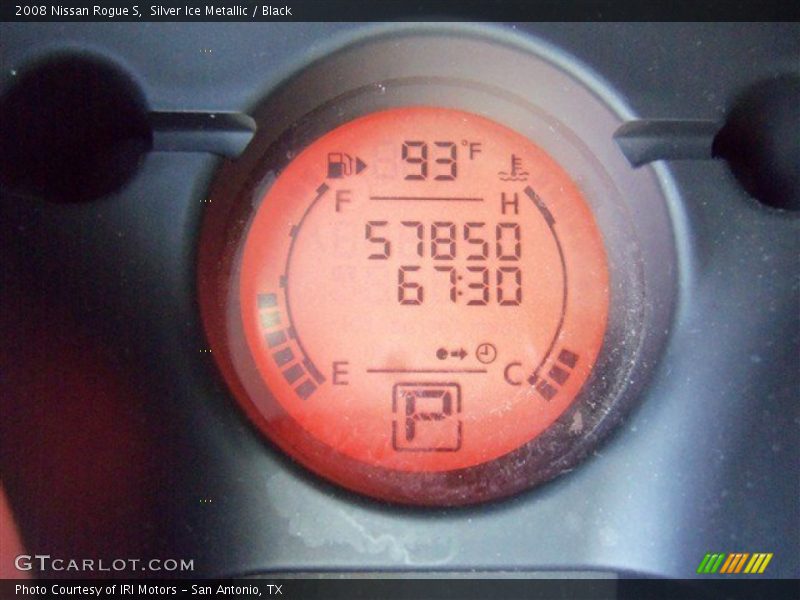 Silver Ice Metallic / Black 2008 Nissan Rogue S