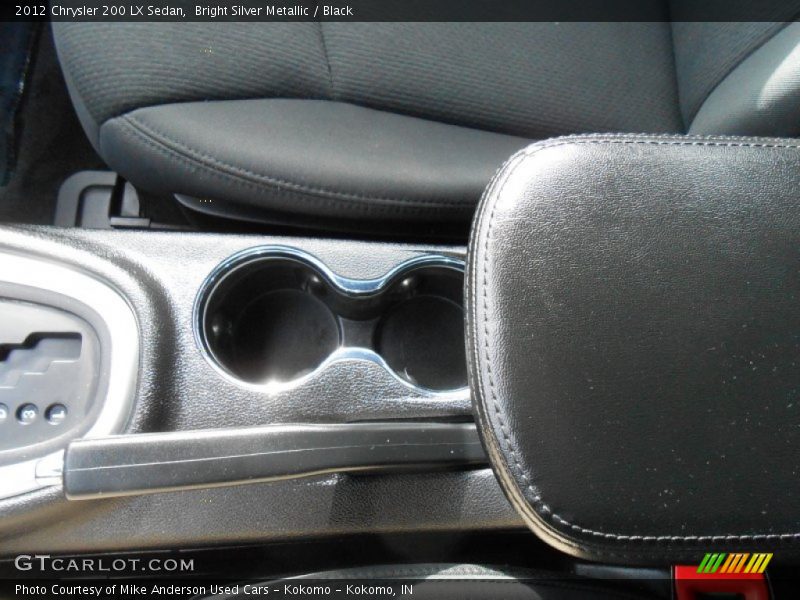 Bright Silver Metallic / Black 2012 Chrysler 200 LX Sedan