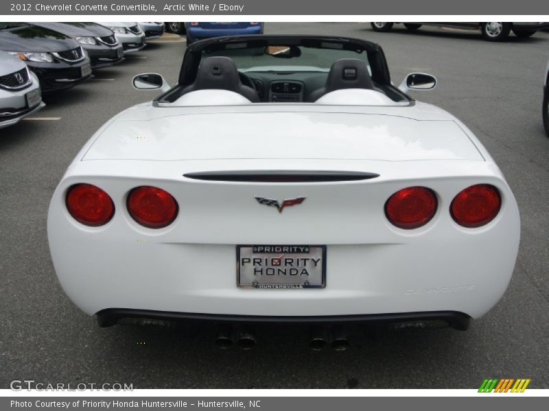 Arctic White / Ebony 2012 Chevrolet Corvette Convertible