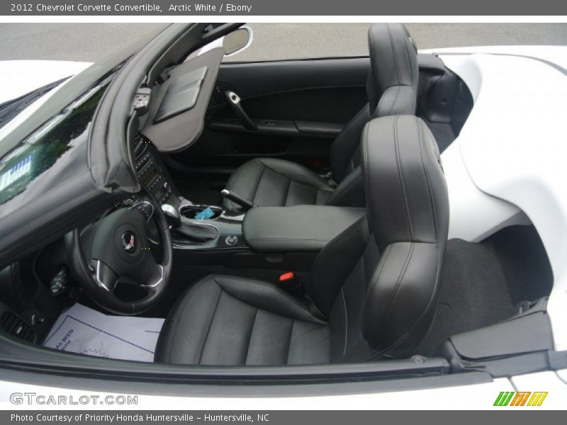 2012 Corvette Convertible Ebony Interior
