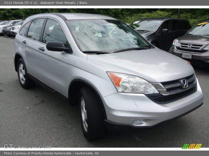Alabaster Silver Metallic / Black 2010 Honda CR-V LX