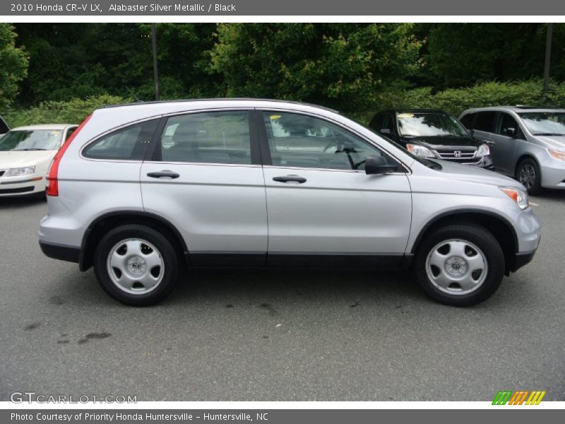 Alabaster Silver Metallic / Black 2010 Honda CR-V LX
