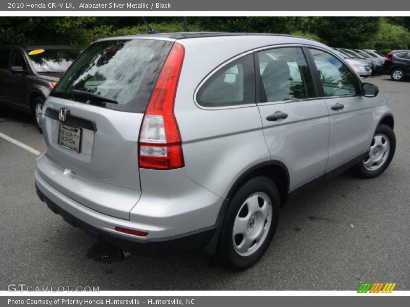 Alabaster Silver Metallic / Black 2010 Honda CR-V LX