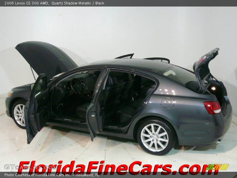 Quartz Shadow Metallic / Black 2006 Lexus GS 300 AWD