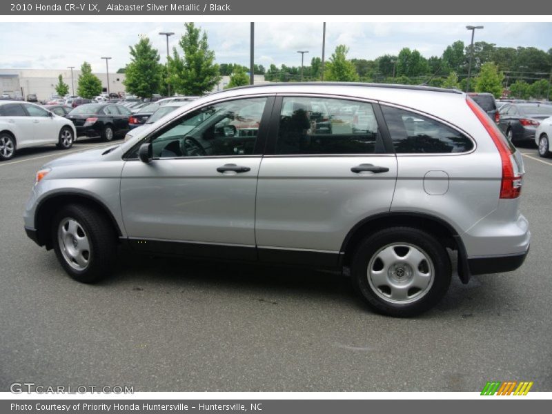 Alabaster Silver Metallic / Black 2010 Honda CR-V LX