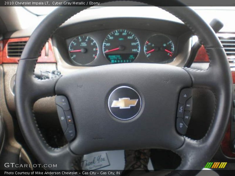 Cyber Gray Metallic / Ebony 2010 Chevrolet Impala LT