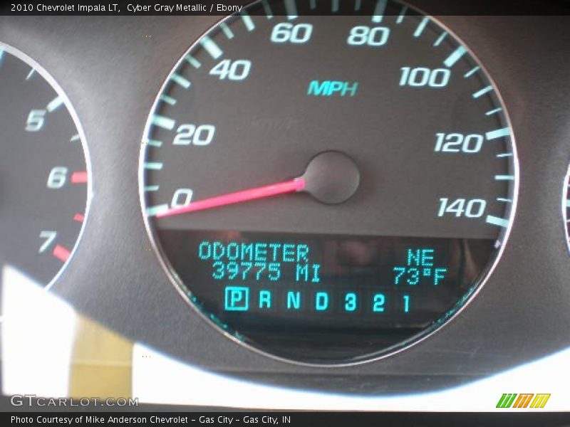 Cyber Gray Metallic / Ebony 2010 Chevrolet Impala LT