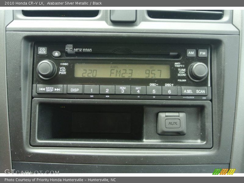 Alabaster Silver Metallic / Black 2010 Honda CR-V LX