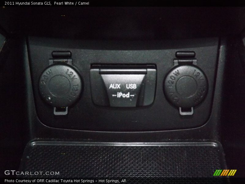 Pearl White / Camel 2011 Hyundai Sonata GLS
