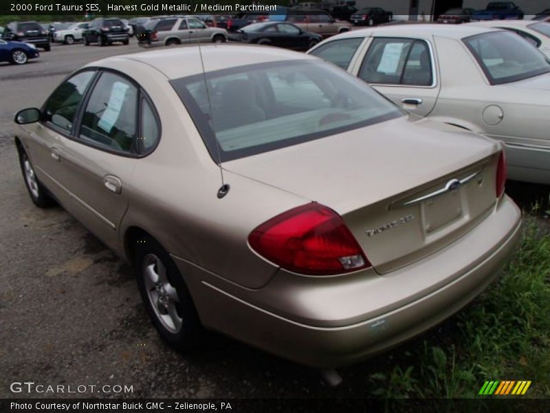 Harvest Gold Metallic / Medium Parchment 2000 Ford Taurus SES