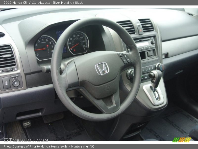 Alabaster Silver Metallic / Black 2010 Honda CR-V LX