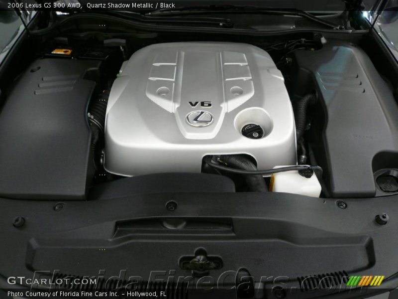 Quartz Shadow Metallic / Black 2006 Lexus GS 300 AWD